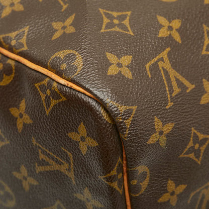 Louis Vuitton Brown Pvc Leather Boston Bag (Pre-Owned)