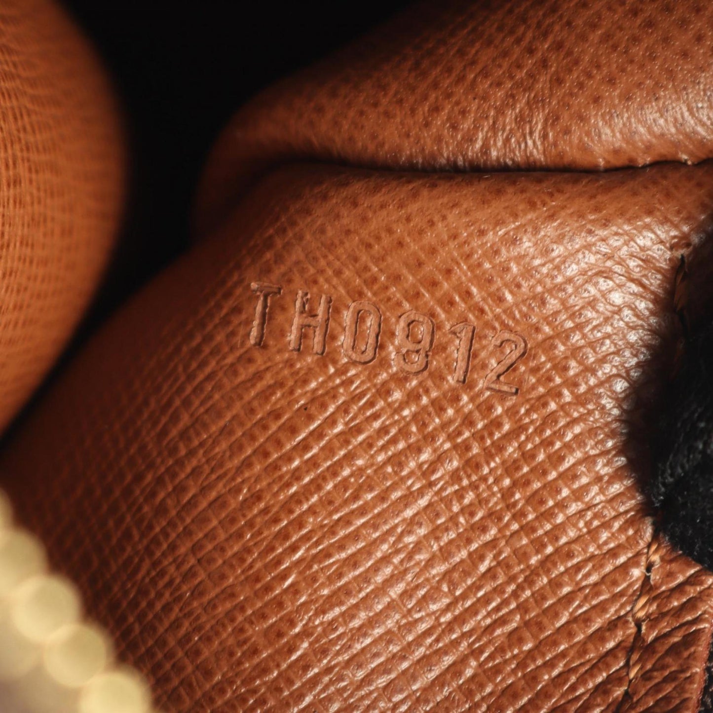 Louis Vuitton Brown Pvc Coated Canvas Leather Handbag (Pre-Owned)