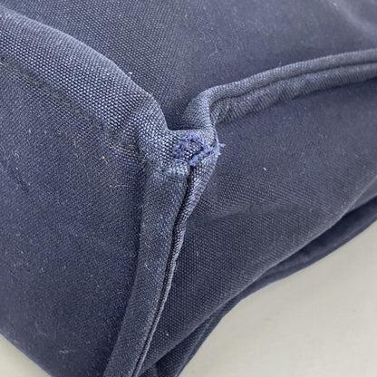 Hermes Green Navy Canvas Tote Bag (Pre-Owned)