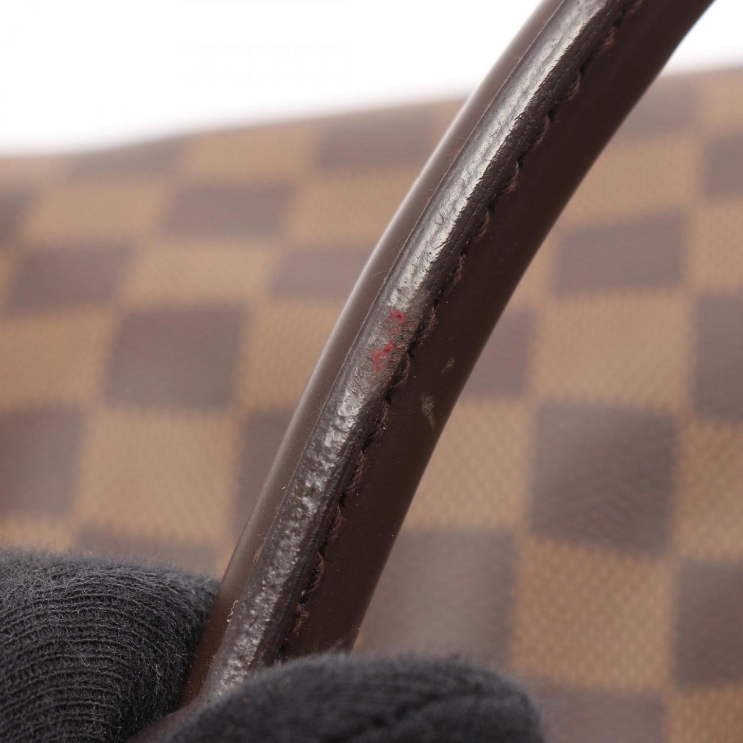 Louis Vuitton Brown Coated Canvas Damier Canvas Pvc Leather Tote Bag (Pre-Owned)