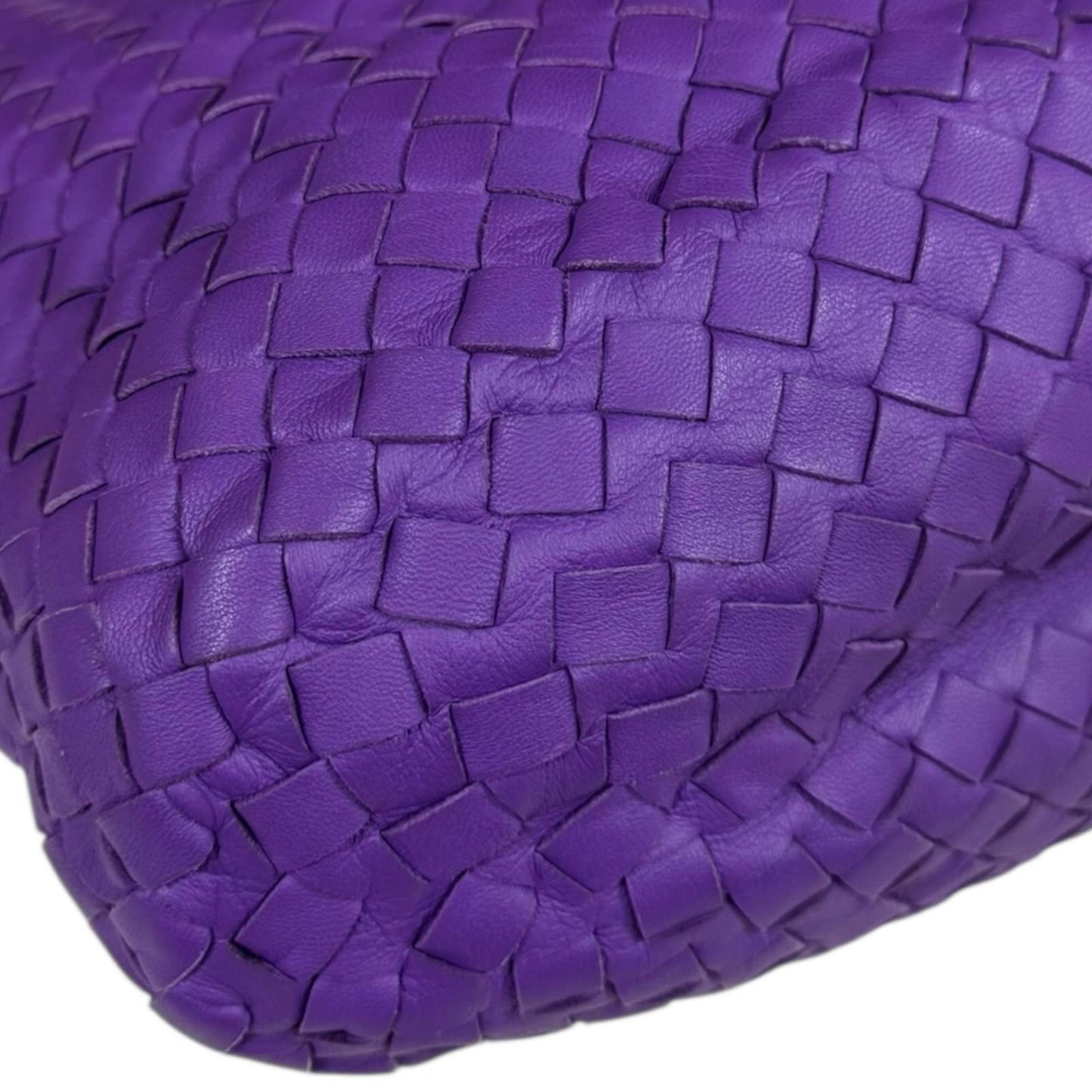 Bottega Veneta Intrecciato Purple Intrecciato Tote Bag (Pre-Owned)
