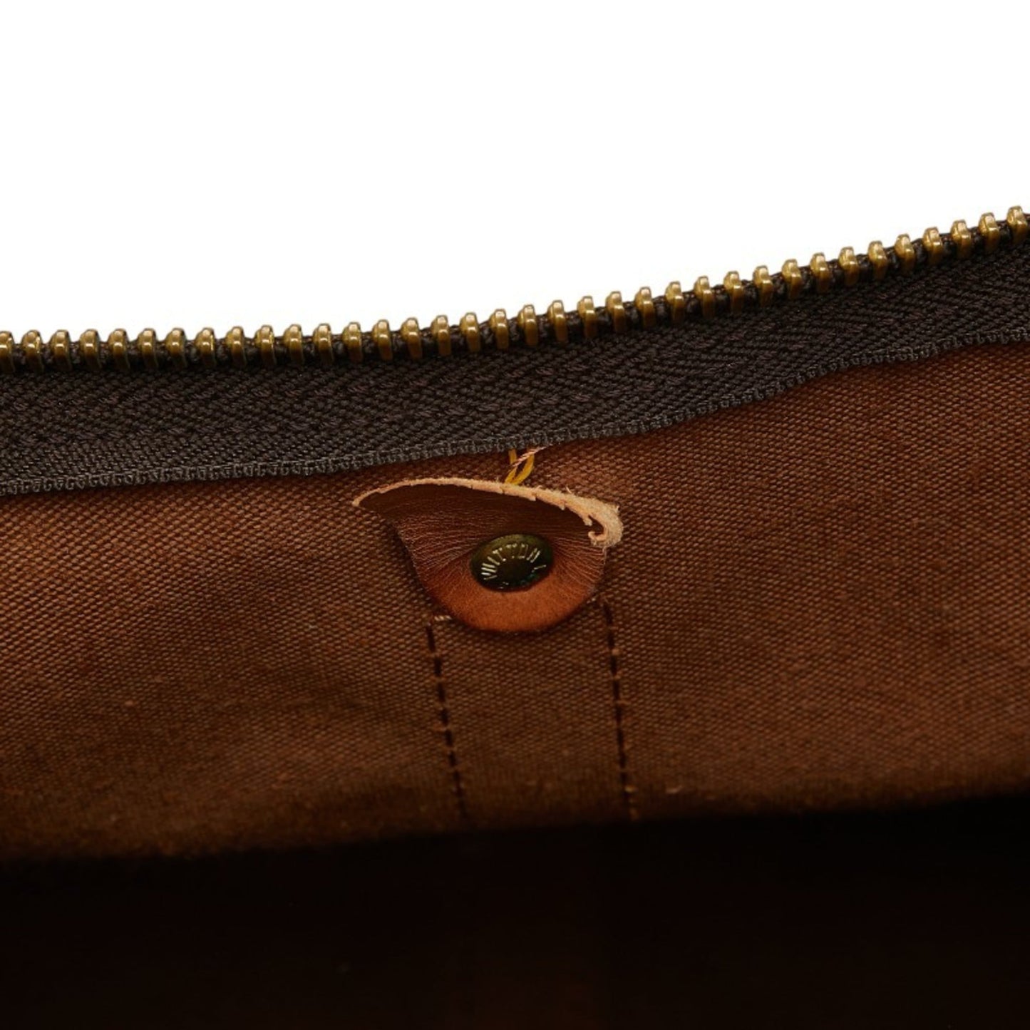 Louis Vuitton Brown Pvc Leather Boston Bag (Pre-Owned)