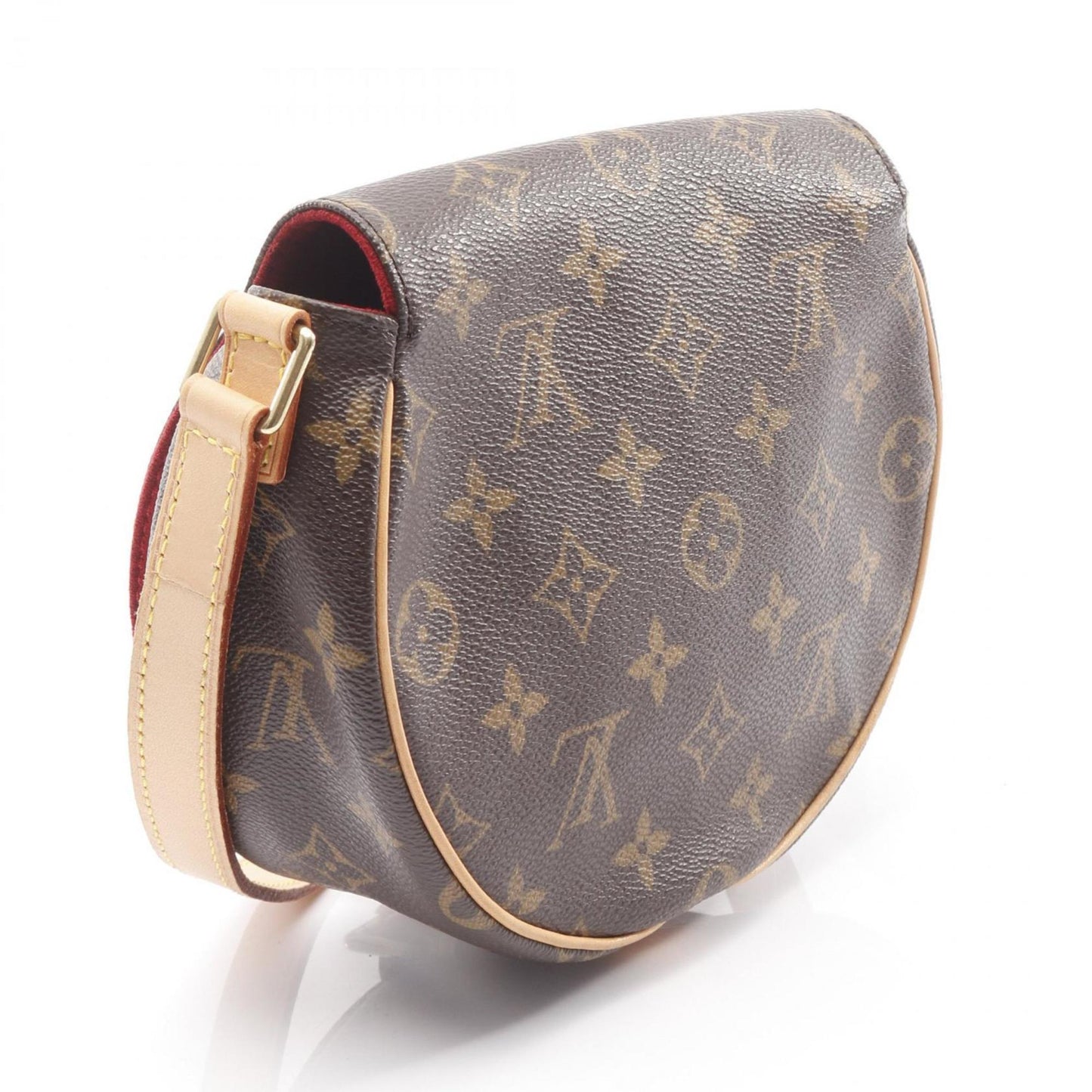 Louis Vuitton Brown Monogram Coated Canvas Leather Shoulder Bag (Pre-Owned)