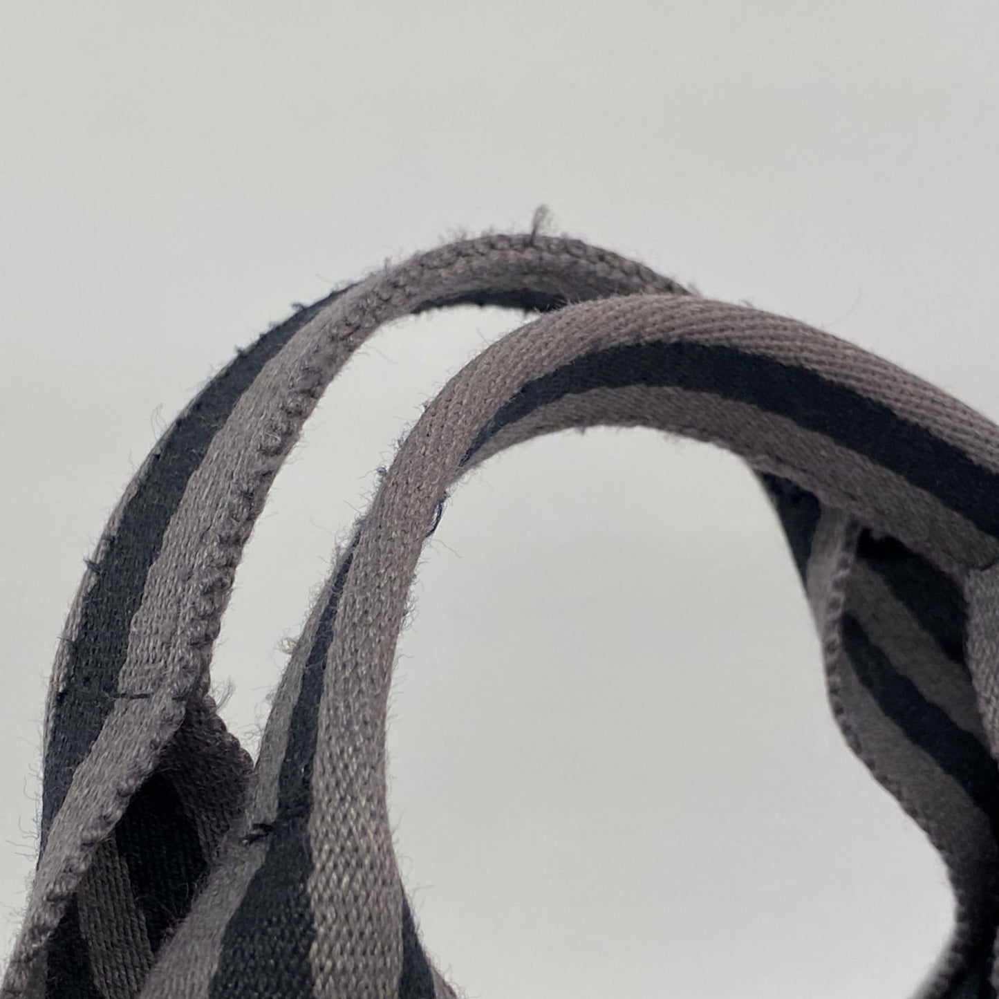 Hermes Black Canvas Tote Bag (Pre-Owned)