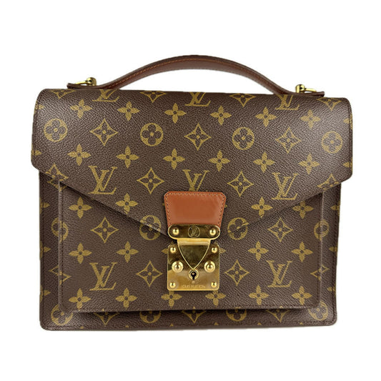 Louis Vuitton Brown Monogram Shoulder Bag (Pre-Owned)
