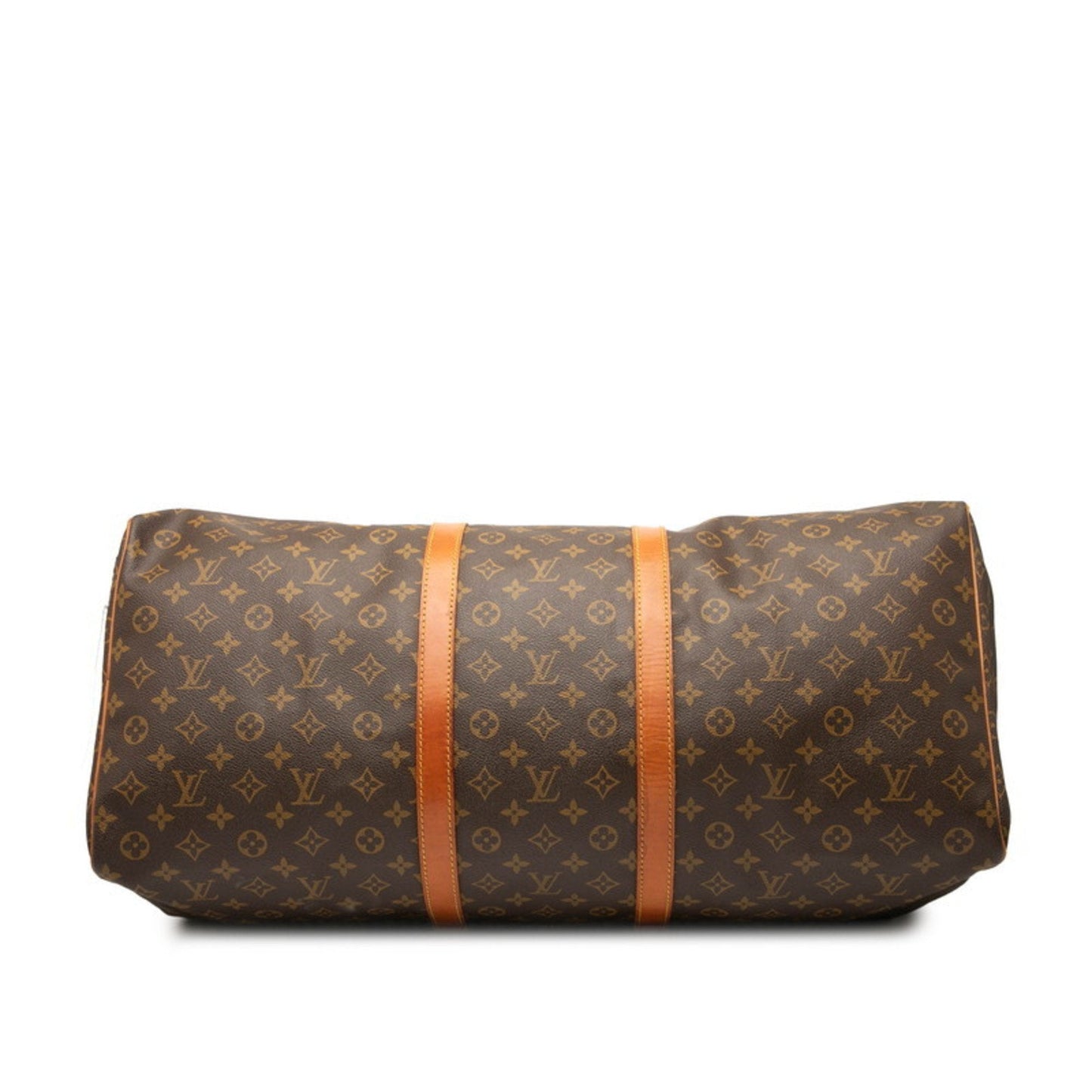 Louis Vuitton Brown Pvc Leather Boston Bag (Pre-Owned)