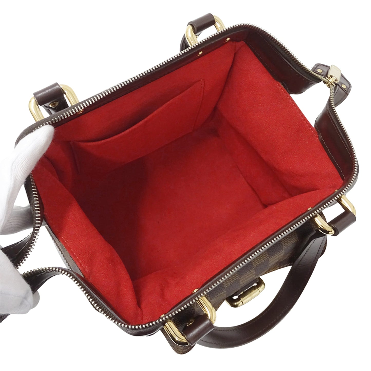 Louis Vuitton Brown Damier Canvas Damier Canvas Handbag Tote Bag (Pre-Owned)