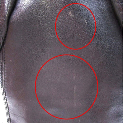 Unspecified Black Leather Pouch Tote Bag (Pre-Owned)