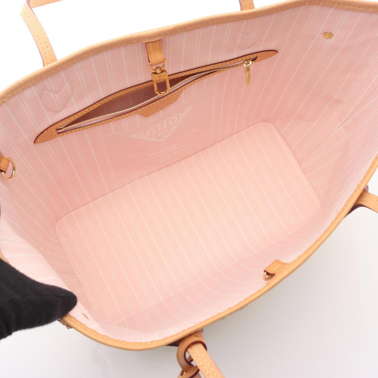 Louis Vuitton Pink Yellow Coated Canvas Monogram Pvc Leather Tote Bag (Pre-Owned)