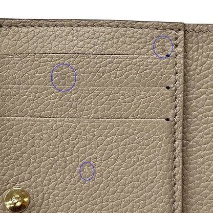 Louis Vuitton Beige Tourterelle Monogram Empreinte Wallet (Bi-Fold) (Pre-Owned)