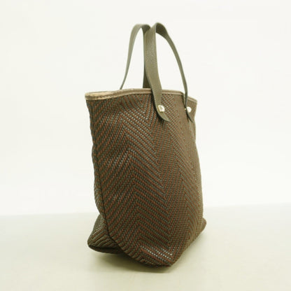 Hermes Brown Polyester Tote Bag (Pre-Owned)