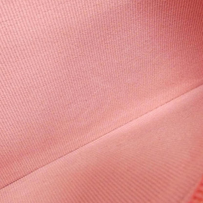 Chanel Pink Leather Long Wallet (Bi-Fold) (Pre-Owned)