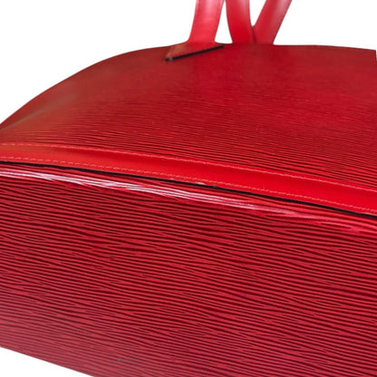 Louis Vuitton Epi Castilian Red Red Color Epi Leather Shoulder Bag (Pre-Owned)