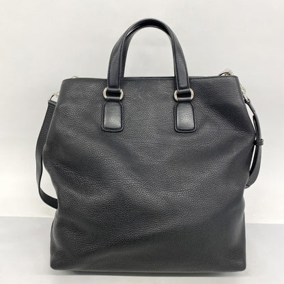 Gucci Black Leather Tote Bag (Pre-Owned)