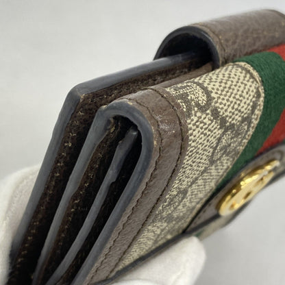 Gucci Brown Pvc Wallet (Bi-Fold) (Pre-Owned)
