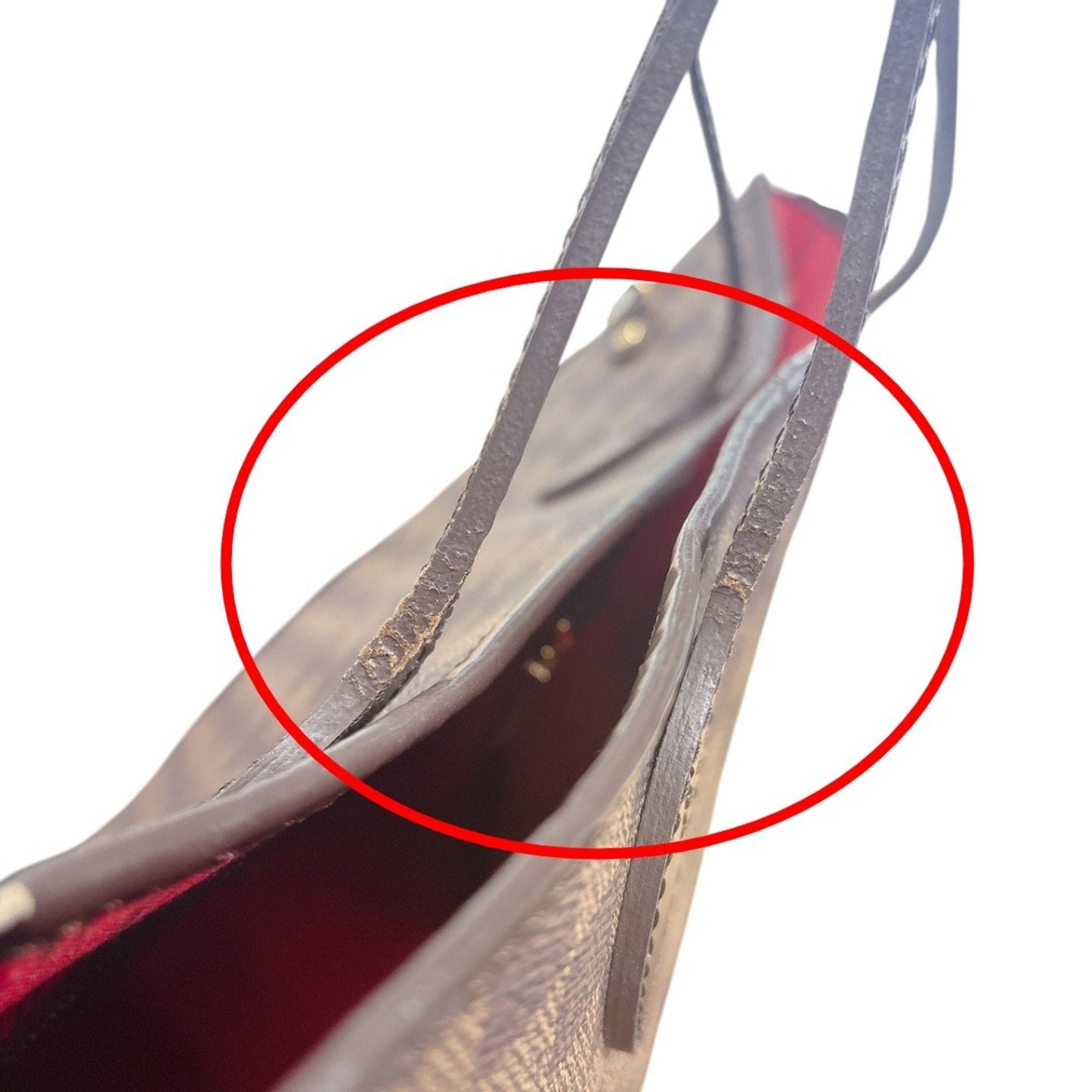 Louis Vuitton Brown Damier Canvas Damier Canvas Shoulder Bag Tote Bag (Pre-Owned)