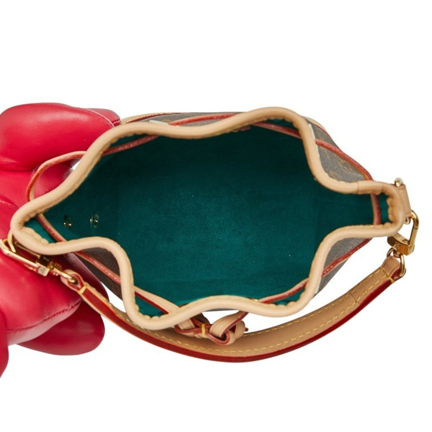 Louis Vuitton Brown Pink Pvc Leather Handbag Shoulder Bag (Pre-Owned)