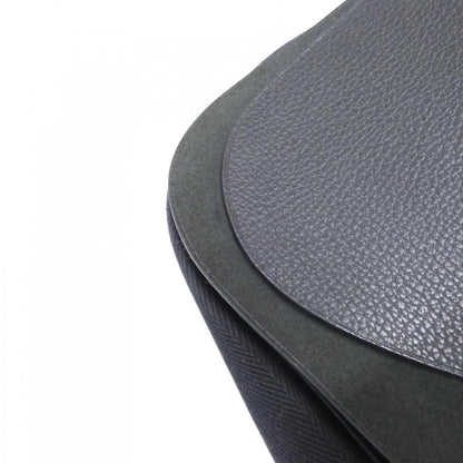 Hermes Silver Toile Chevron Shoulder Bag (Pre-Owned)