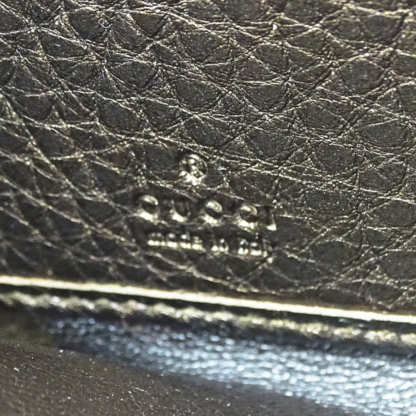 Gucci Bronze Brown Leather Long Wallet (Bi-Fold) (Pre-Owned)