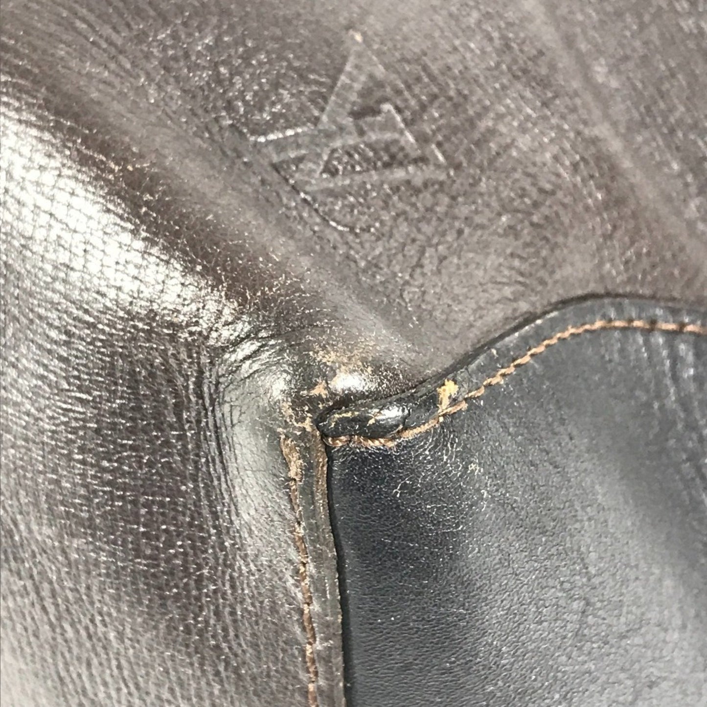 Louis Vuitton Brown Coffee Utah Leather Shoulder Bag Tote Bag (Pre-Owned)