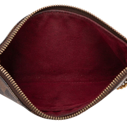 Louis Vuitton Brown Pvc Handbag Pochette Shoulder Bag (Pre-Owned)