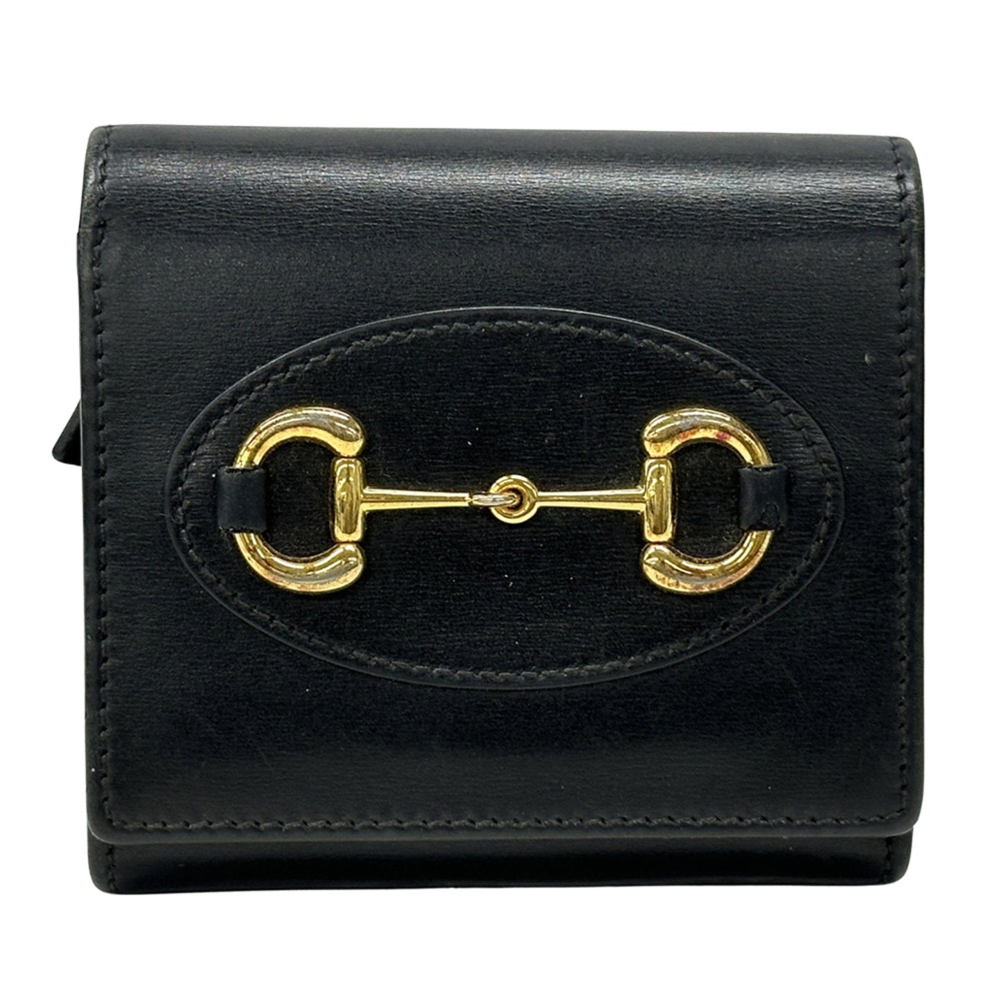 Gucci Black Leather Wallet (Bi-Fold) (Pre-Owned)