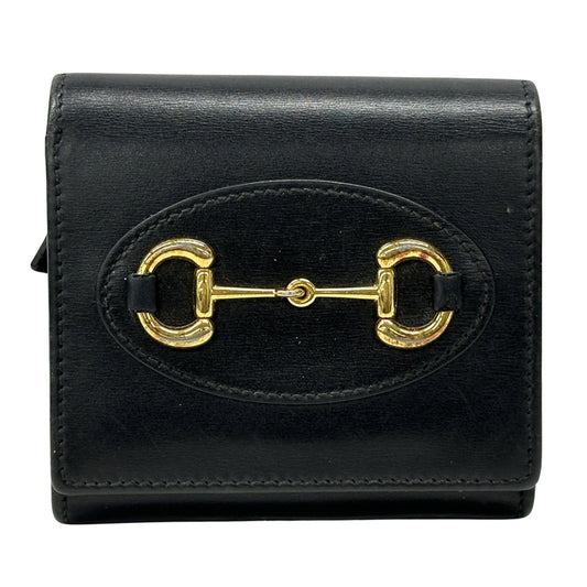 Gucci Black Leather Wallet (Bi-Fold) (Pre-Owned)