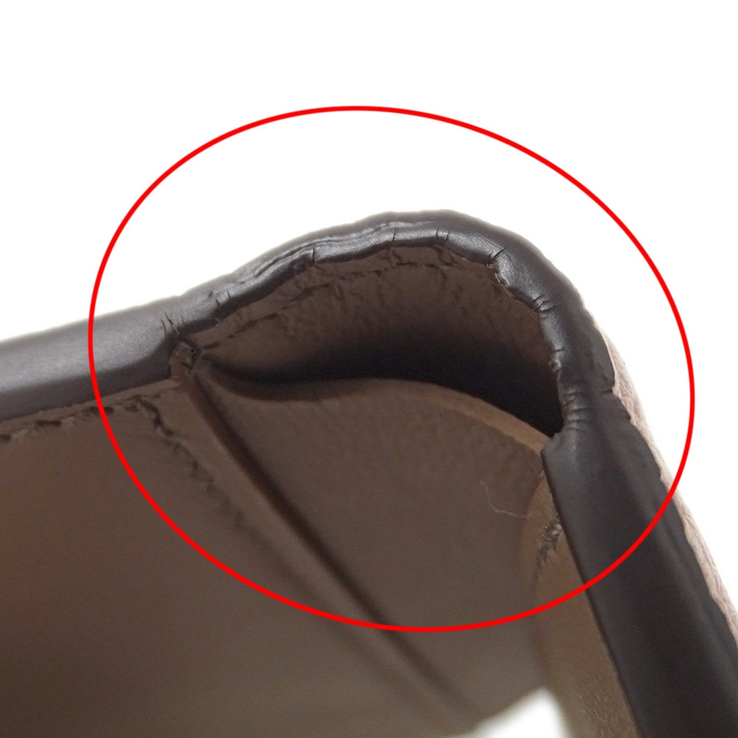 Louis Vuitton Magnolia Pink Leather Middle Wallet (Tri-Fold) (Pre-Owned)