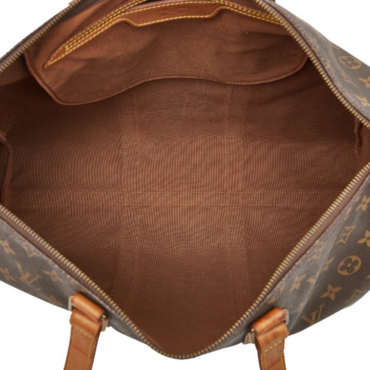 Louis Vuitton Brown Pvc Leather Boston Bag Shoulder Bag (Pre-Owned)