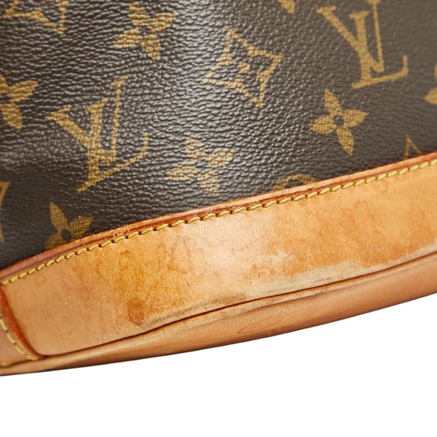 Louis Vuitton Brown Pvc Leather Handbag (Pre-Owned)