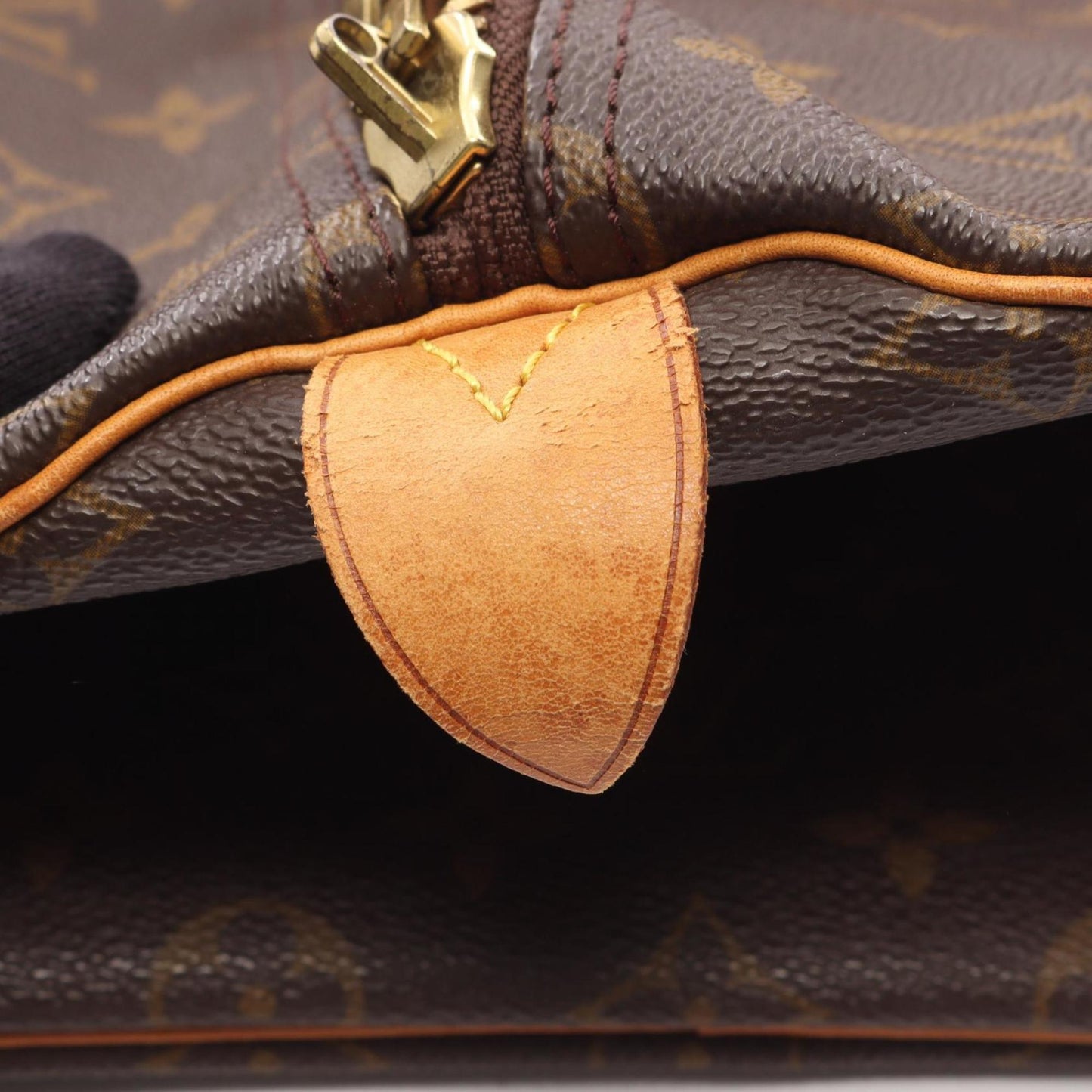 Louis Vuitton Brown Pvc Leather Boston Bag (Pre-Owned)