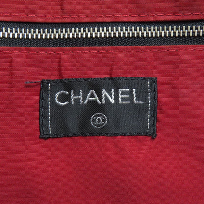 Chanel Travel Line Black Nylon Tote Bag (Pre-Owned)