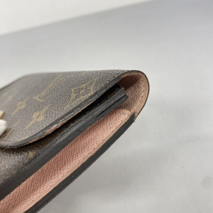 Louis Vuitton Brown Rose Ballerine Long Wallet (Bi-Fold) (Pre-Owned)