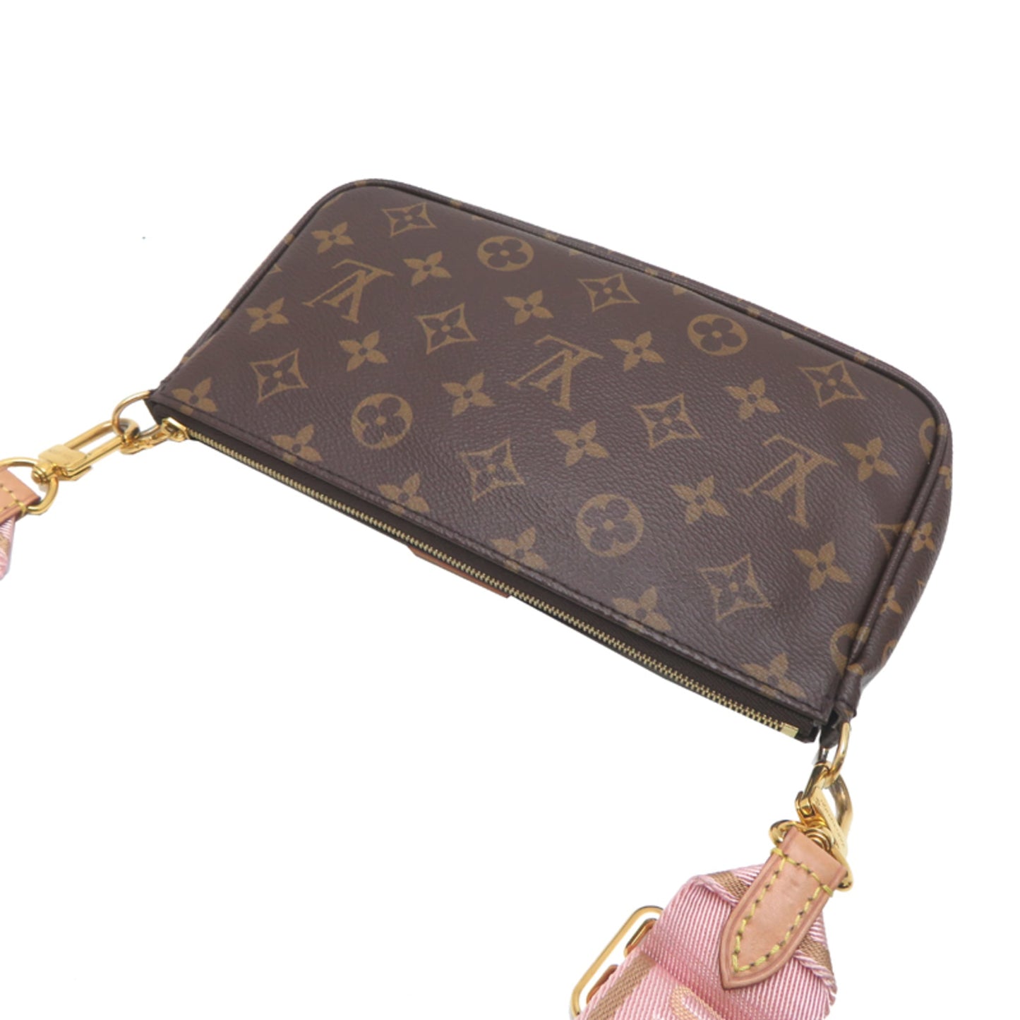 Louis Vuitton Brown Monogram Pochette Shoulder Bag (Pre-Owned)
