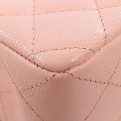 Chanel Matelasse Pink Leather Shoulder Bag (Pre-Owned)