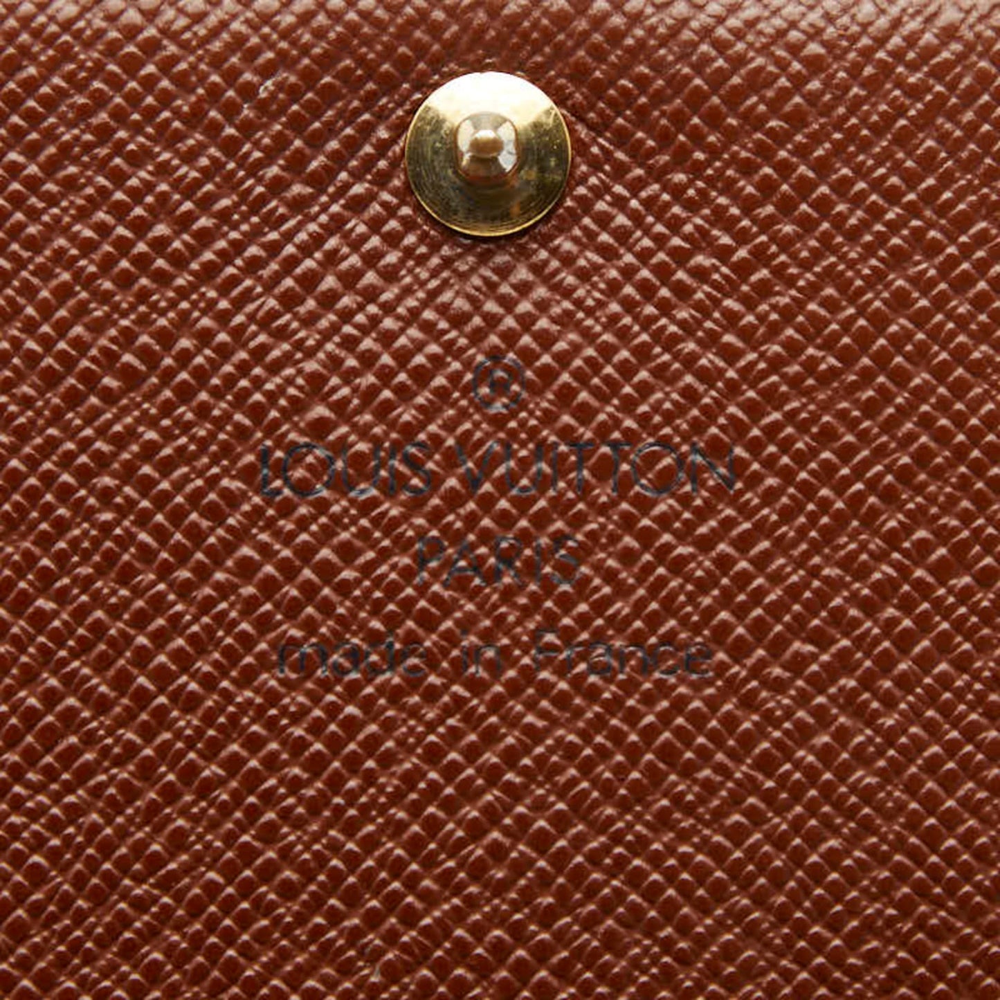 Louis Vuitton Brown Pvc Leather Wallet (Bi-Fold) (Pre-Owned)