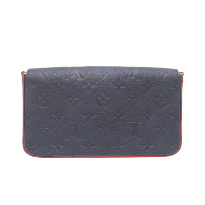 Louis Vuitton Marine Rouge Navy Monogram Empreinte Pouch Shoulder Bag (Pre-Owned)