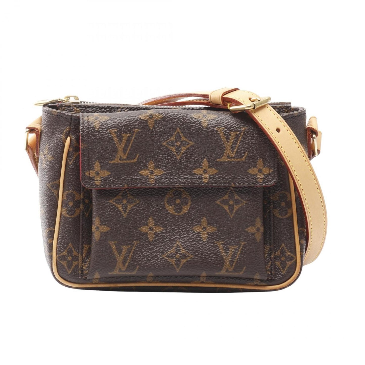 Louis Vuitton Brown Pvc Leather Shoulder Bag (Pre-Owned)