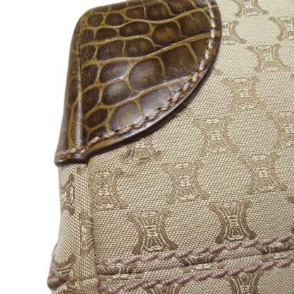 Celine Macadam Brown Canvas Tote Bag (Pre-Owned)