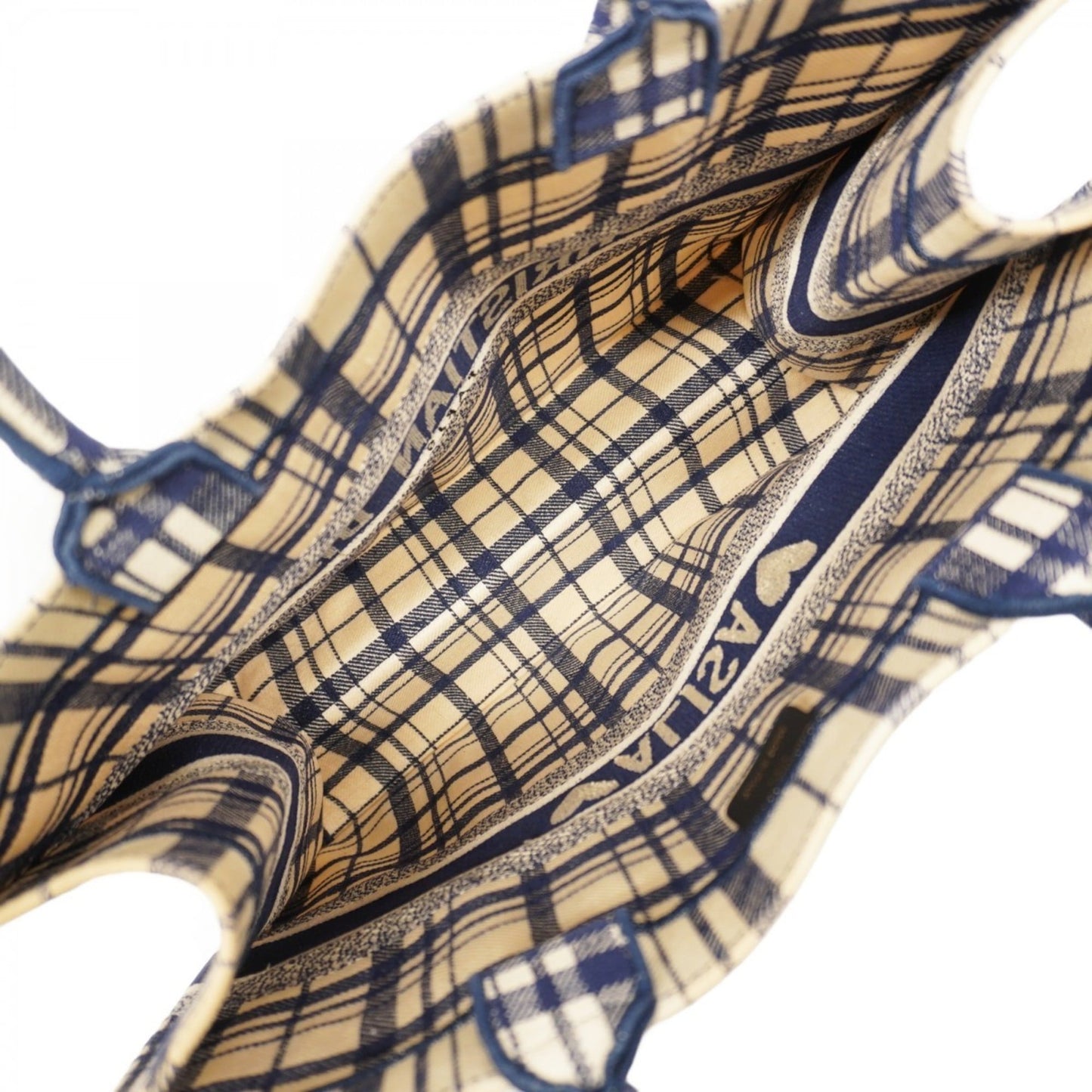 Christian Dior Navy Canvas Tote Bag (Pre-Owned)