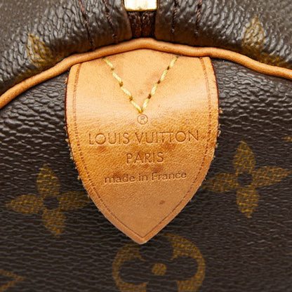 Louis Vuitton Brown Pvc Leather Boston Bag Handbag (Pre-Owned)