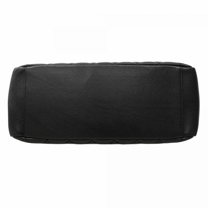 Chanel Black Grained Calfskin Tote Bag (Pre-Owned)