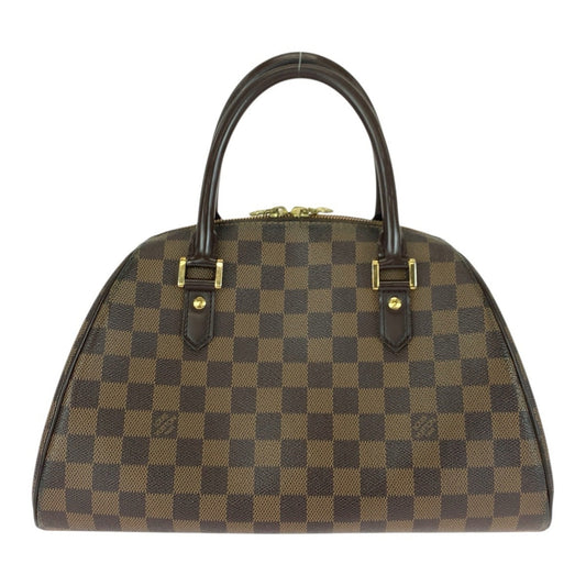 Louis Vuitton Brown Damier Canvas Pvc Leather Handbag Tote Bag (Pre-Owned)