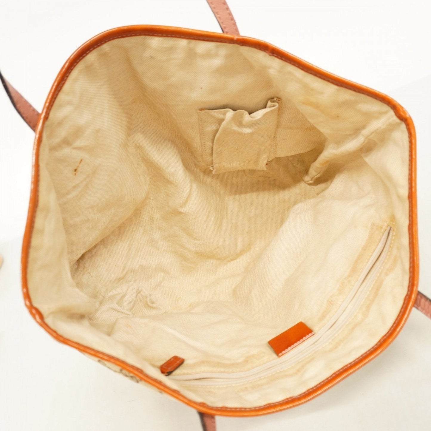 Gucci Brown Canvas Tote Bag (Pre-Owned)