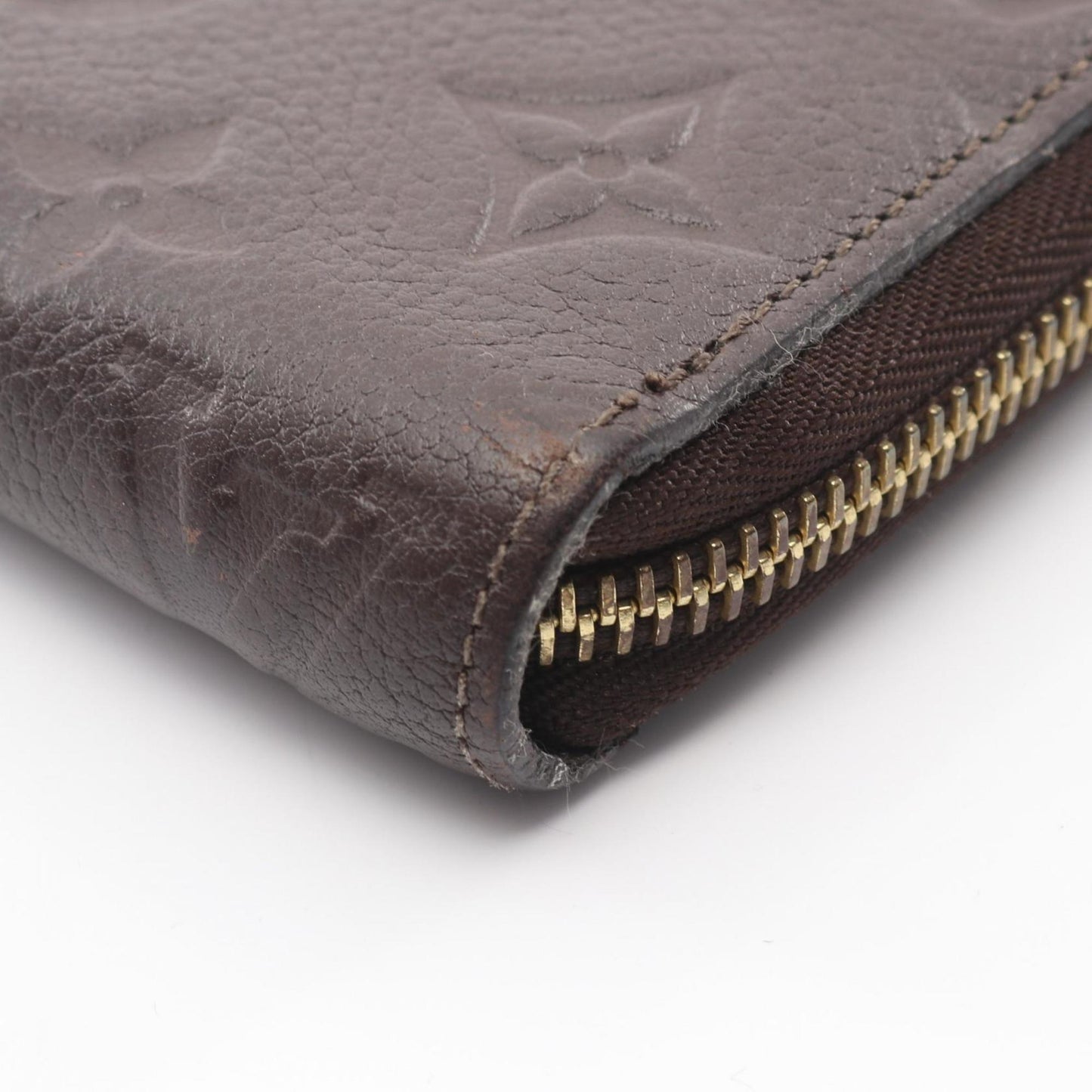 Louis Vuitton Brown Earth Monogram Empreinte Long Wallet (Bi-Fold) (Pre-Owned)