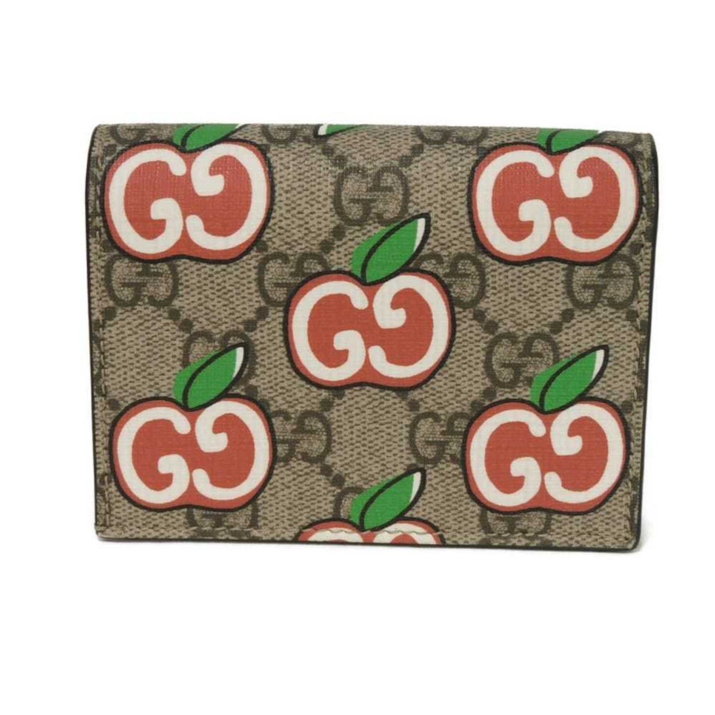 Gucci Beige Gg Supreme Canvas Elastane Wallet (Bi-Fold) (Pre-Owned)