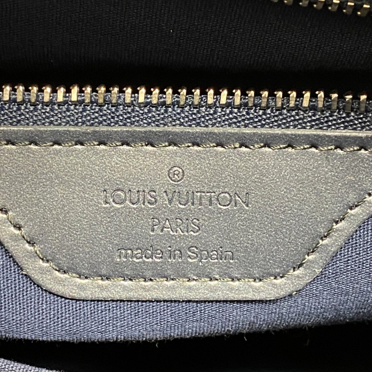 Louis Vuitton Blue Tote Bag (Pre-Owned)