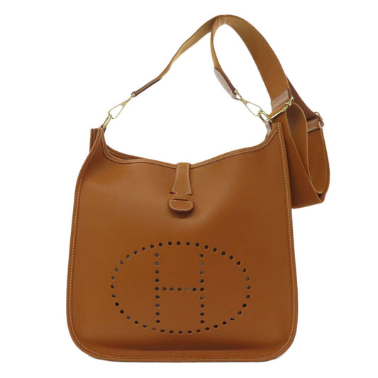 Hermes Gold Epsom Leather Shoulder Bag (Pre-Owned)