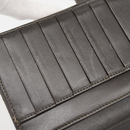 Gucci Brown Canvas Long Wallet (Bi-Fold) (Pre-Owned)