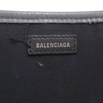 Balenciaga Gray White Canvas Tote Bag (Pre-Owned)